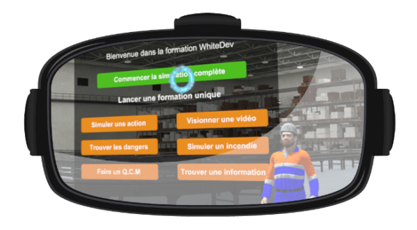Casque VR formation