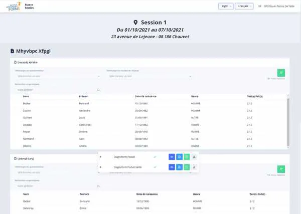 projet IRFO dashboards
