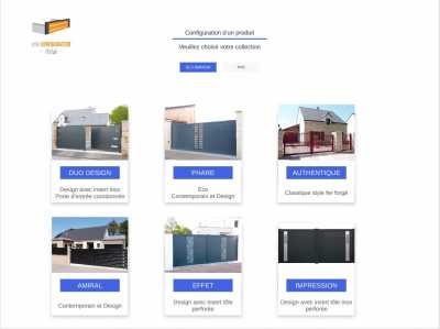 Finitions du portail